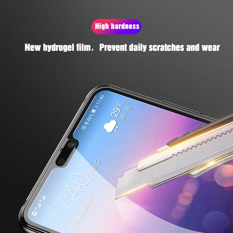 Защитное стекло VPOWER p20 pro закаленное 9h для huawei 6D 5D полная защита экрана|Защитные
