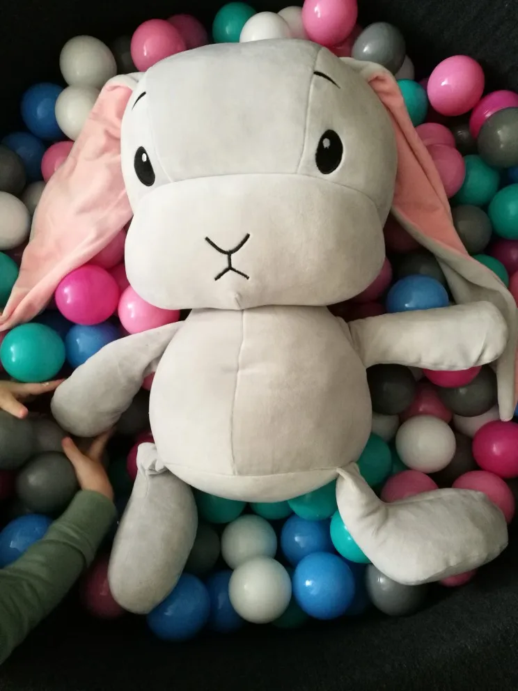 Ins Hot Kawaii милый Счастливый кролик плюшевые игрушки Мягкий Кролик кукла ребенок