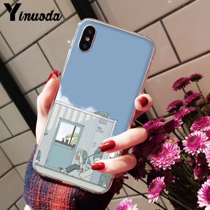 Yinuoda милый маленький свежий мягкий силиконовый чехол из ТПУ для iPhone 8 7 6 6S Plus X XS max 5