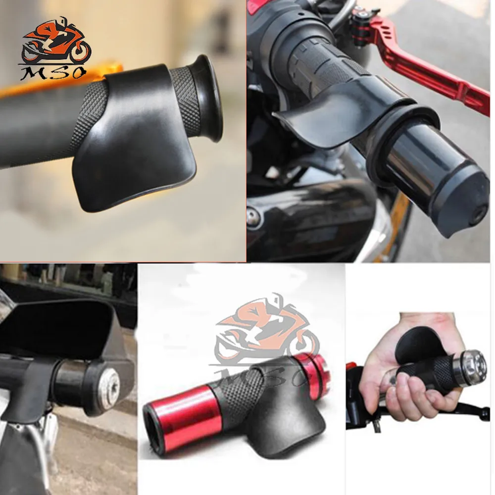 Hot Carbon Fiber Color Motorcycle Throttle Clamp Cruise Aid Control Grips Handlebar Bar Refueling Booster | Автомобили и