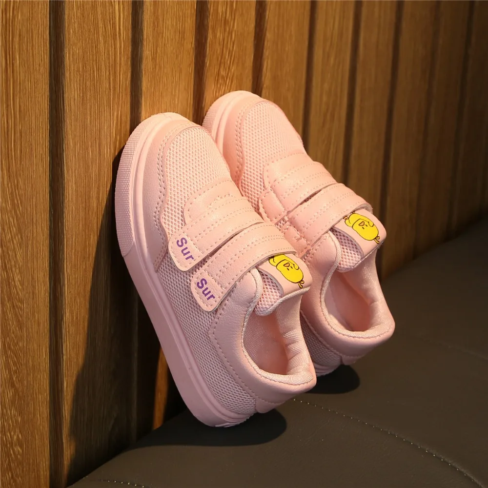 2019 New hot sales fashion popular children sneakers spring autumn pink gray mesh sport shoes for boys girls kids air | Детская одежда