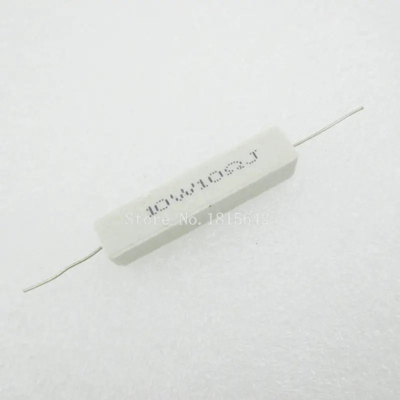 

5PCS/LOT Ceramic Cement Resistor 10W 10 ohm 10R Resistance 5% Error Cement resistance