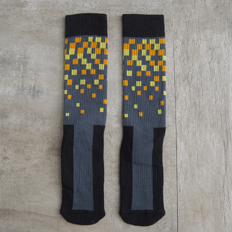 2019 New Men Sport Hiking Cycling Running Socks Pure Cotton In Personality Cartoon Man happy Male |