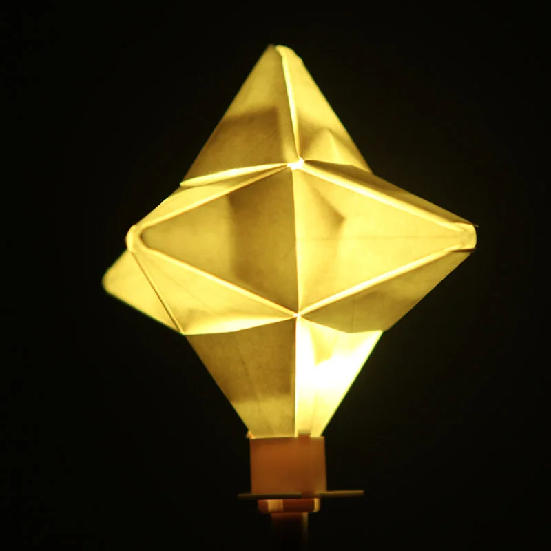 Наука для взрослых DIY красочный светильник в виде оригами LED двойной режим
