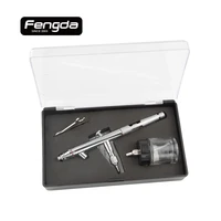 fengda bd 182 double action airbrush suction feed spray gun face body painting tattoo hand tools nail art cake decoration