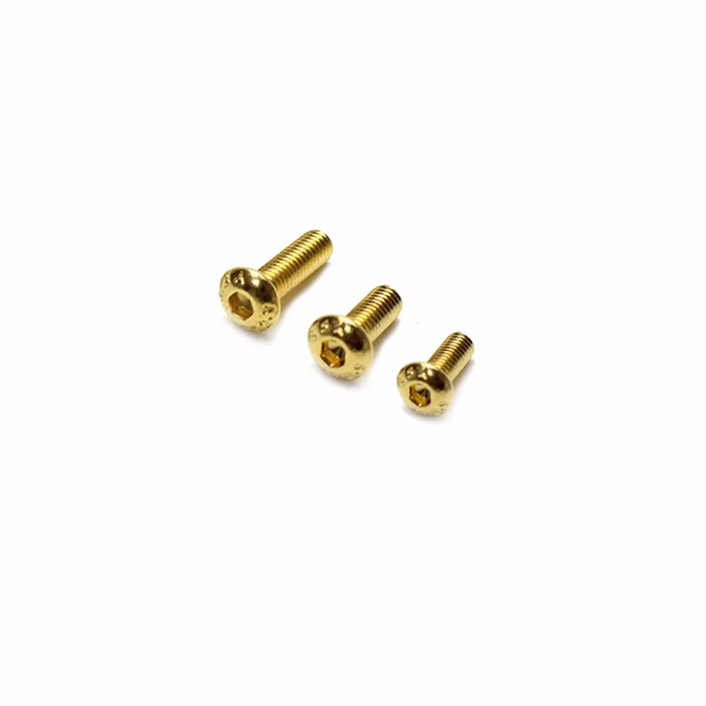 50 шт./лот Gold YFS 12 9 Grade M3 винт * 6 8 10 мм Hexa винты с головкой для FPV рамы | Игрушки и хобби