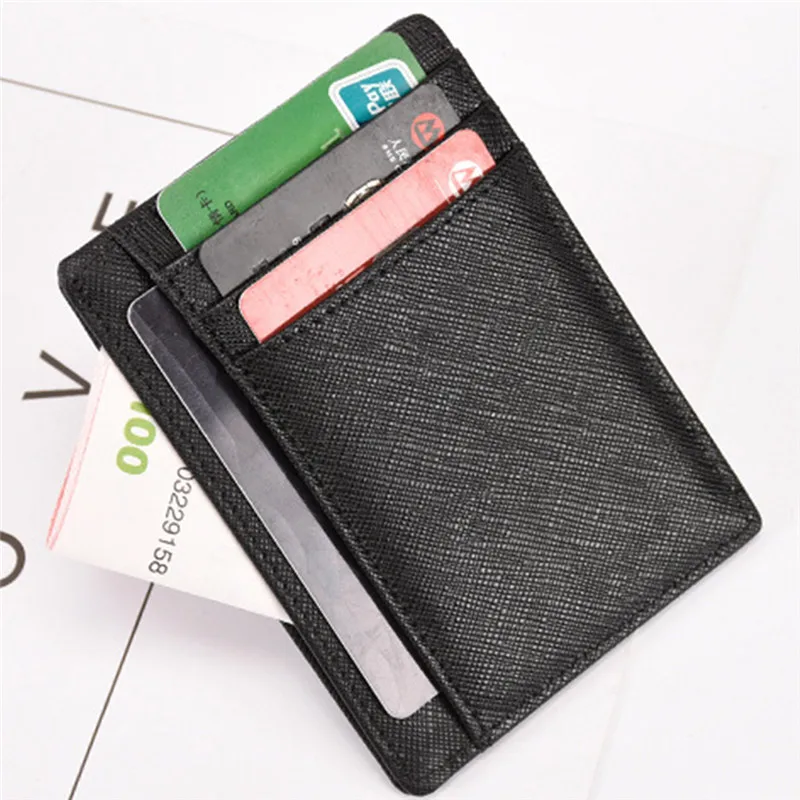 THINKTHENDO держатель карты тонкий банк Кредитная карта ID Чехол сумка кошелек с RFID Блокировка 11 цветов модные однотонные кожаные сумки