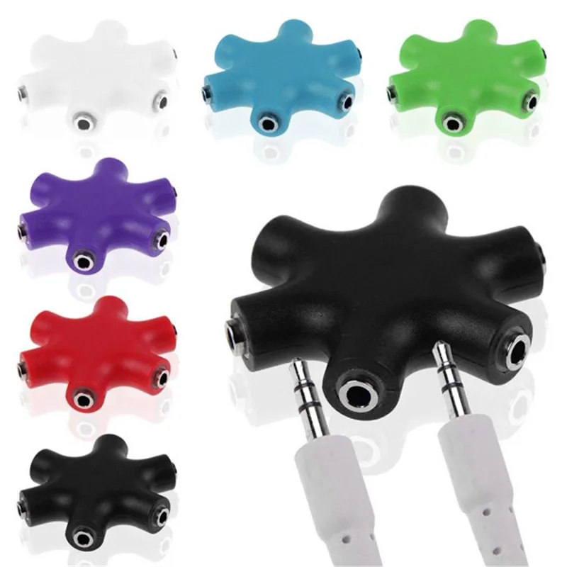 3.5 мм наушники аудио разветвитель 1 Мужской до 2 3 4 5 Женский Порты и разъёмы Кабель