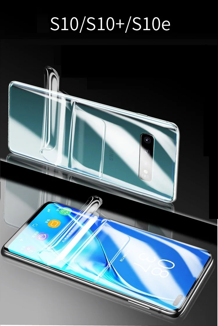 5D полная мягкая защитная пленка для экрана на Samsung Galaxy S10 плюс S8 S9 Plus Note 9 8