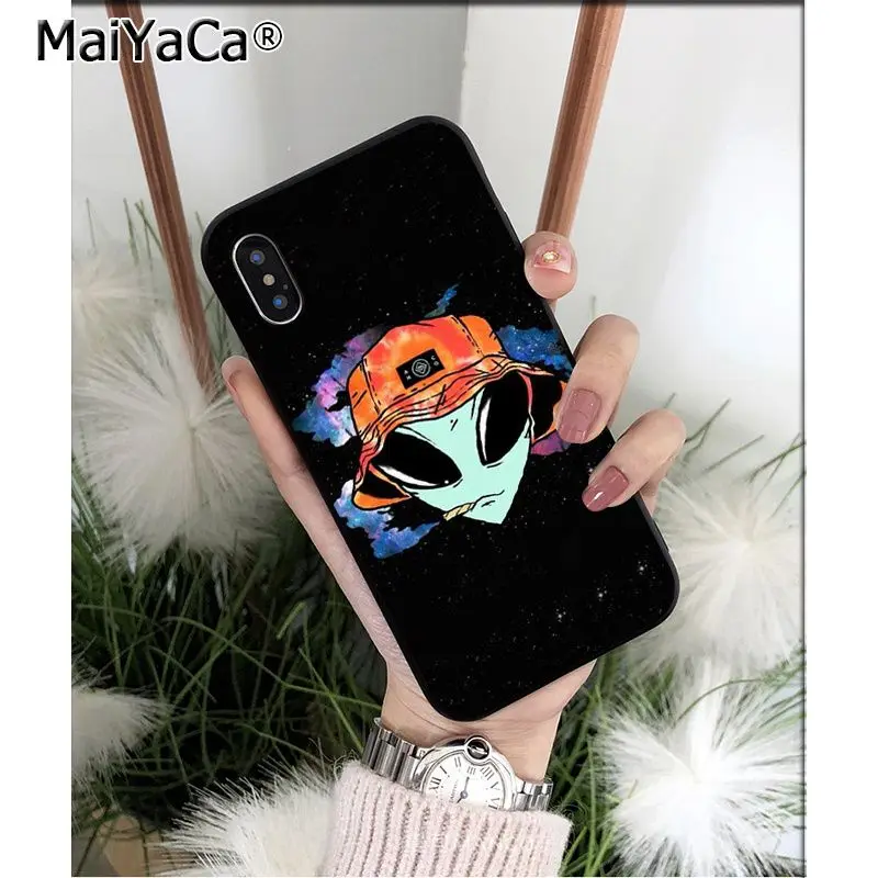 MaiYaCa Alien Believe UFO ET высококачественный чехол для телефона iPhone X XS MAX 6 6S 7 7plus 8 8Plus 5 5S XR
