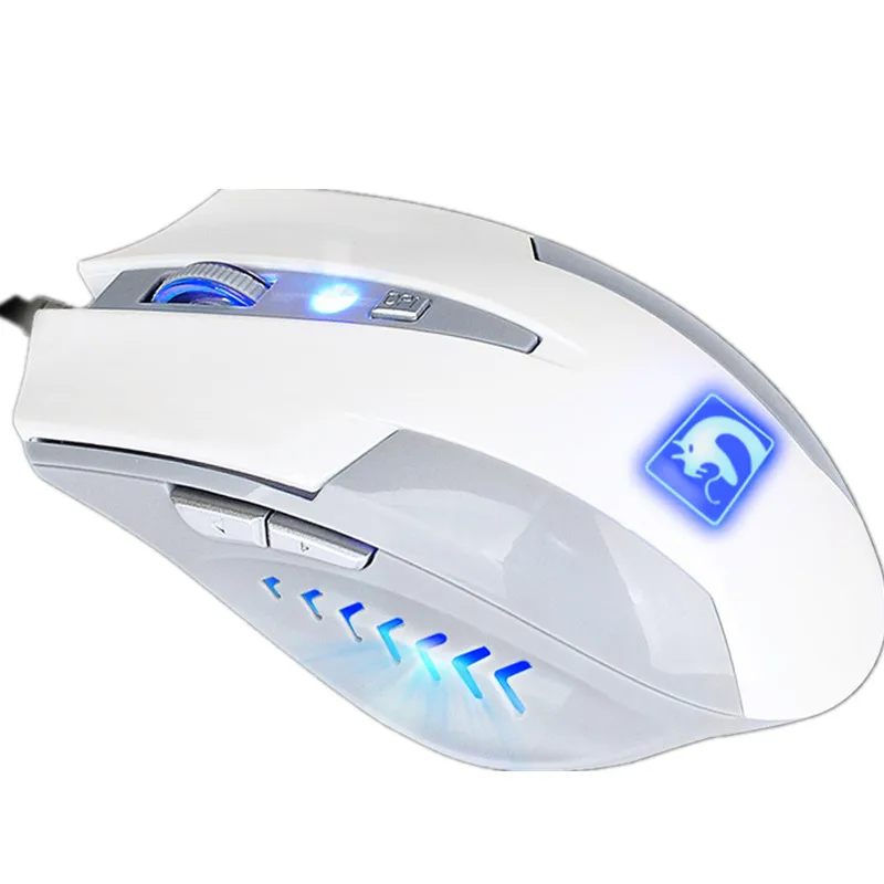 Профессиональная Проводная игровая мышь 6 Bottons 2000 точек/дюйм LED Gamer для ПК