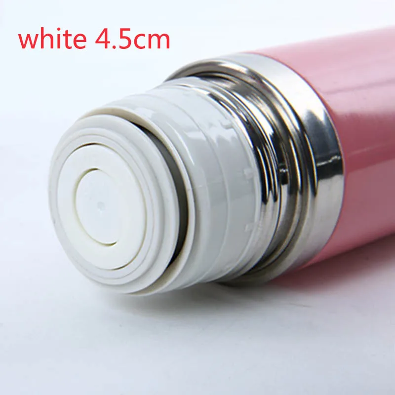white 4.5cm Вакуумная фляжка крышка термоса портативная универсальная дорожная кружка аксессуары 1 шт. Выходная фляжка в форме пули крышка пластиковые крышки термоса - Цвет: white 4.5cm