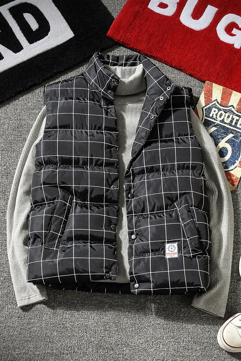 M-4XL 5XL зимняя куртка мужская повседневная Толстая теплая жилетка мужская модная жилетка для мужчин жилет без рукавов жилет для стрельбы