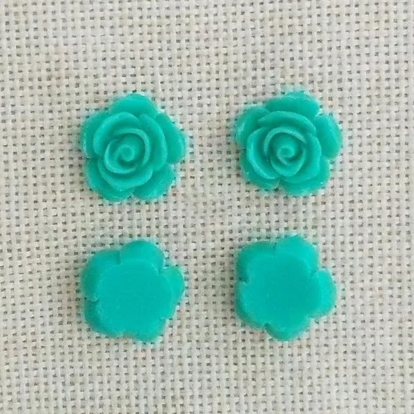 25 шт. персиковые цветы кабошоны камея плоская задняя сторона без отверстия