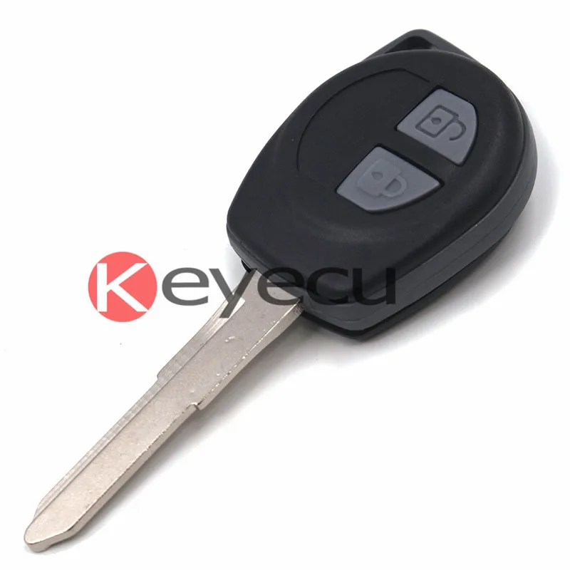 

KEYECUNew Replacement Uncut Remote Key Fob 2 Button 433MHz ID46 Chip for SUZUKI Swift 2005-2010