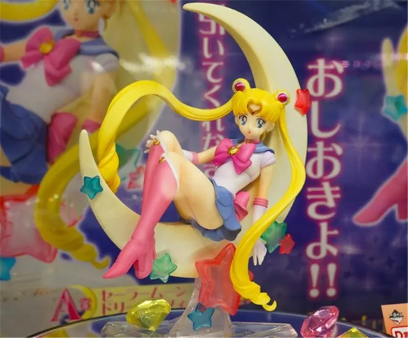 Аниме Сейлор Мун фигурки Tsukino Usagi Figuras Коллекция Модель игрушки куклы Brinquedos 15 см|toy