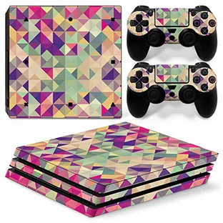 GOOYIYO-для sony PS4 Pro наклейка геймерская консоль контроллеры Виниловая наклейка цветная Живопись Кожа Play станция 4 Pro полная наклейка - Цвет: TN02-0704