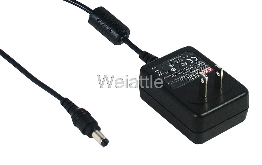 

MEAN WELL original GS12U12-P1I 12V 1A meanwell GS12U12 12V 12W AC-DC Industrial Adaptor