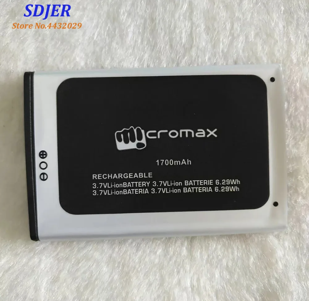 Высокое качество оригинал для micromax Q333 мобильный телефон литиевая Батарея 1700 mAh