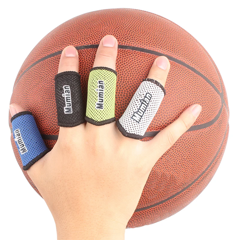 

2x Stretch Elastic Arthritis Finger Fingerstall Support Protector Sleeve Sport Strap Wrap A71