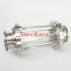 Фитинг для трубы с наружным диаметром 19 мм, тройной зажим 1,5 дюйма, санитарный фитинг из нержавеющей стали 304, смотровое стекло для домашнего пивоварения