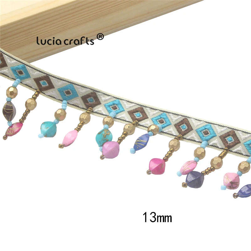 Style 14 13mm Lucia crafts 1 год/лот кисточка кружевная лента помпон Отделка Ткань для самостоятельного пошива одежды обувь мешок подарок ремесла материалы аксессуары N0302 - Цвет: Style 14 13mm