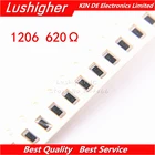 100 шт. 1206 SMD резистор 5% 620ohm 621 620R 620 Ом