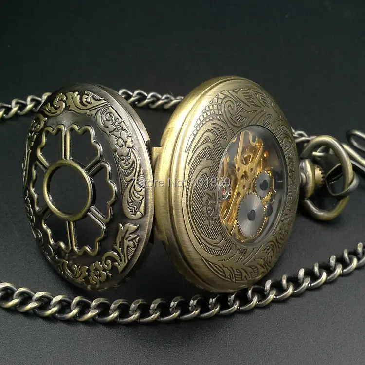 Чехол с отверстиями черный циферблат Romen Number Hand Wind механический мужской