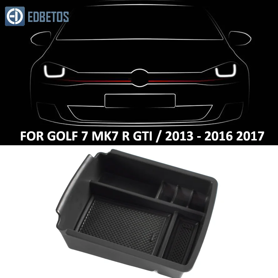 EDBETOS Golf 7 подлокотник ящик для хранения для Volkswagen Golf 7 Golf Mk7 VII 5G GT I R 2013- аксессуары для укладки