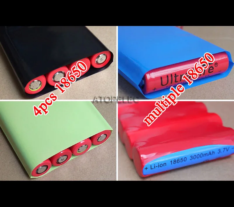 Термоусадочная трубка из ПВХ ширина 85 мм/диаметр 55 мм 2:1 18650