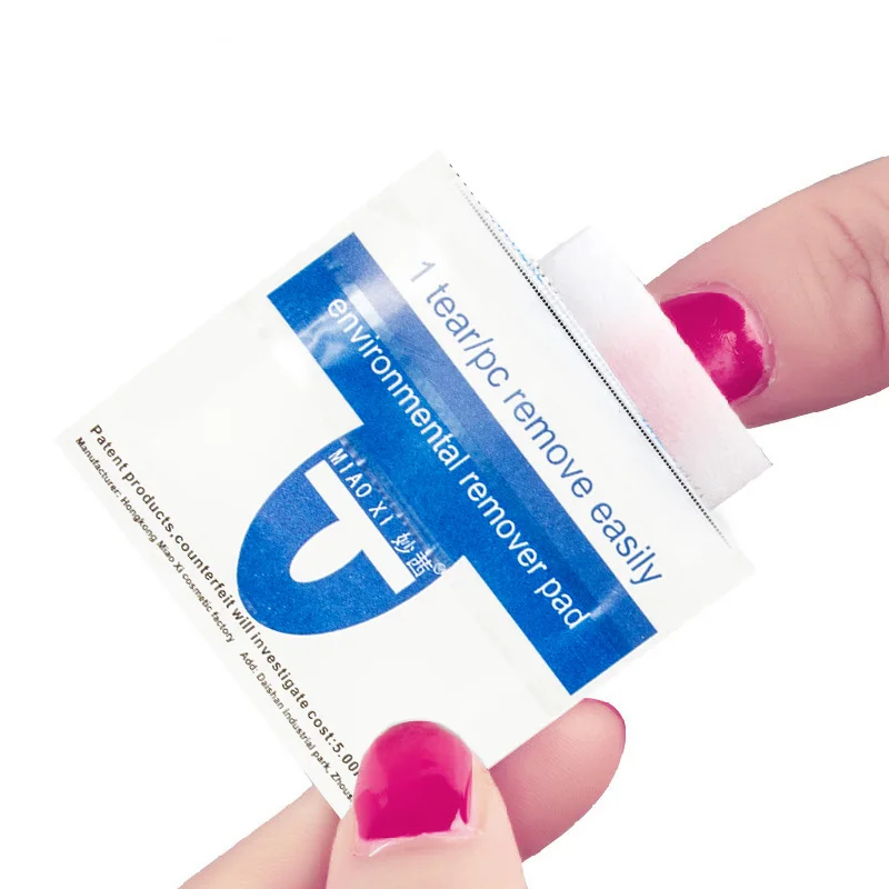 Ellwings 200 шт для удаления лака ногтей Обертывания лак Отмачивание средство снятия