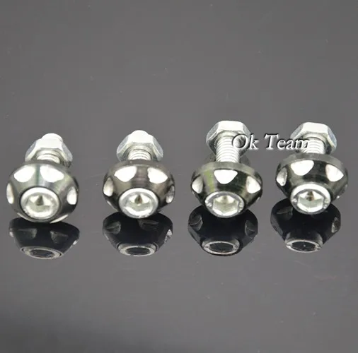 Универсальные 4 шт. болты с резьбой для номерного знака автомобиля грузовика