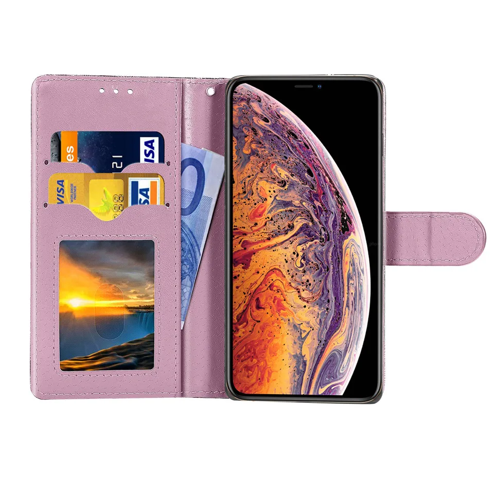 Крутой женский кожаный бумажник флип леопардовый чехол для Apple iPhone X XR coque XS max кошелек чехол 8 7 plus funda 6 6s plus 11 чехол