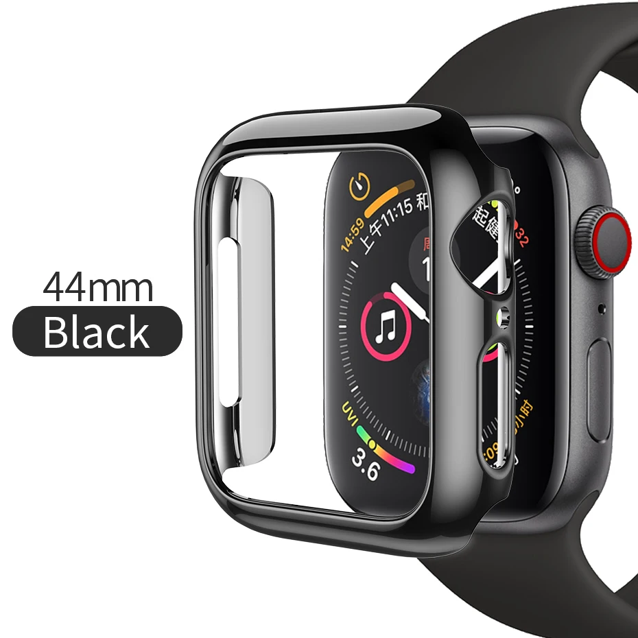 HOCO чехол для смарт часов для Apple Watch Series 4 ультратонкий устойчивый к царапинам Гибкий тонкий чехол, совместимый с Iwatch 40 мм 44 мм