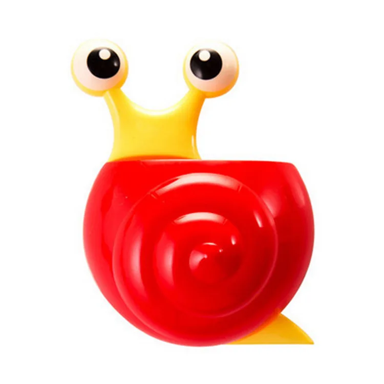 2019 New Popular Snail /Bee Powerful Suction Toothbrush Holder Cartoon Wall Sucker Hook Toothpaste Bathroom Accessories | Дом и сад