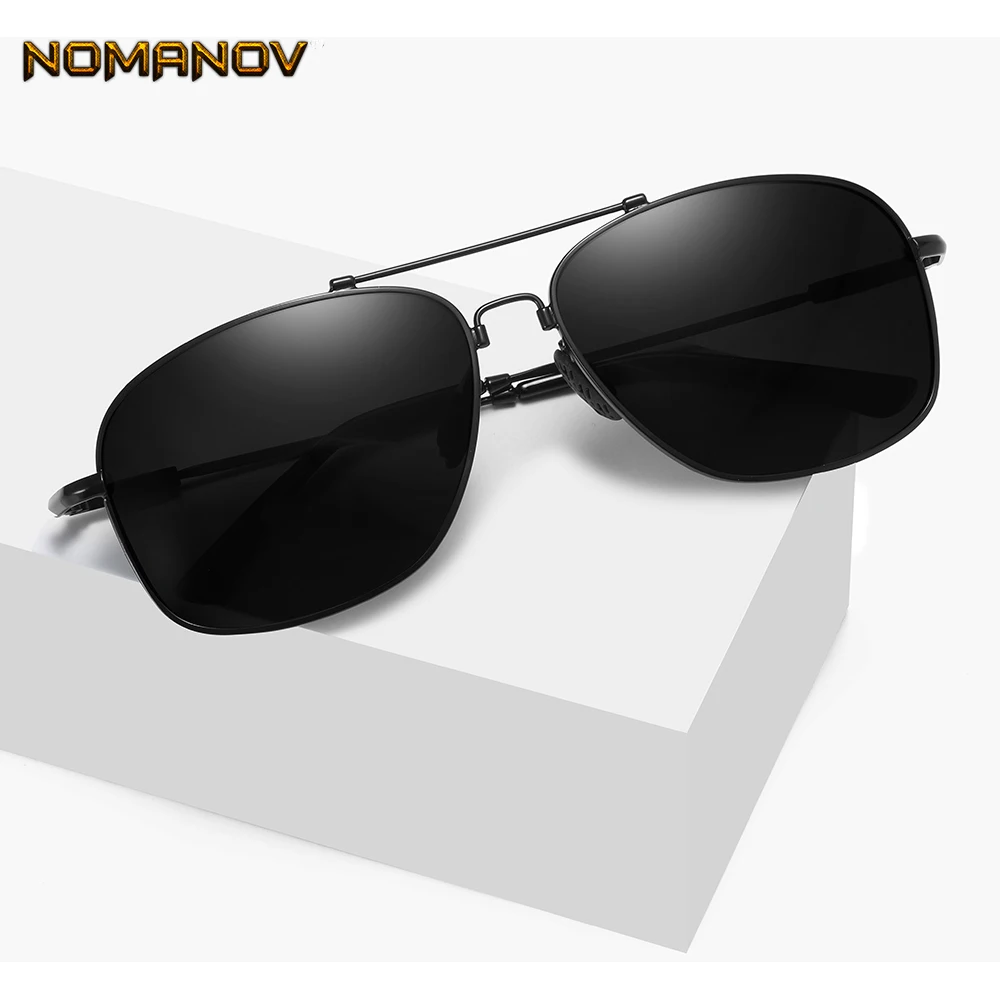 Прямоугольные солнцезащитные очки из алюминиево магниевого сплава