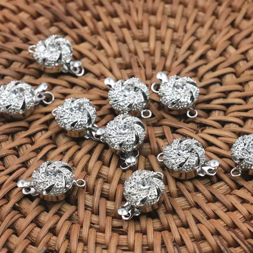 Аксессуары для ожерелий и браслетов сделай сам 6x12 мм 10 шт. серебристая