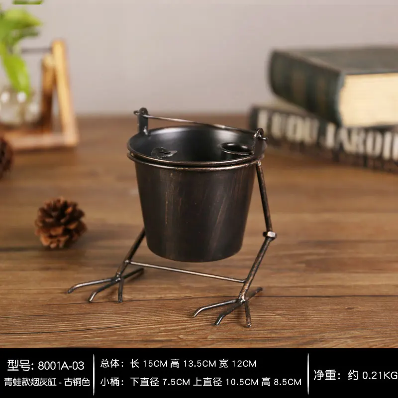 Retro creative iron ashtray bar restaurant office decoration ornaments personalized multi-functional Faucet cigarette | Дом и сад