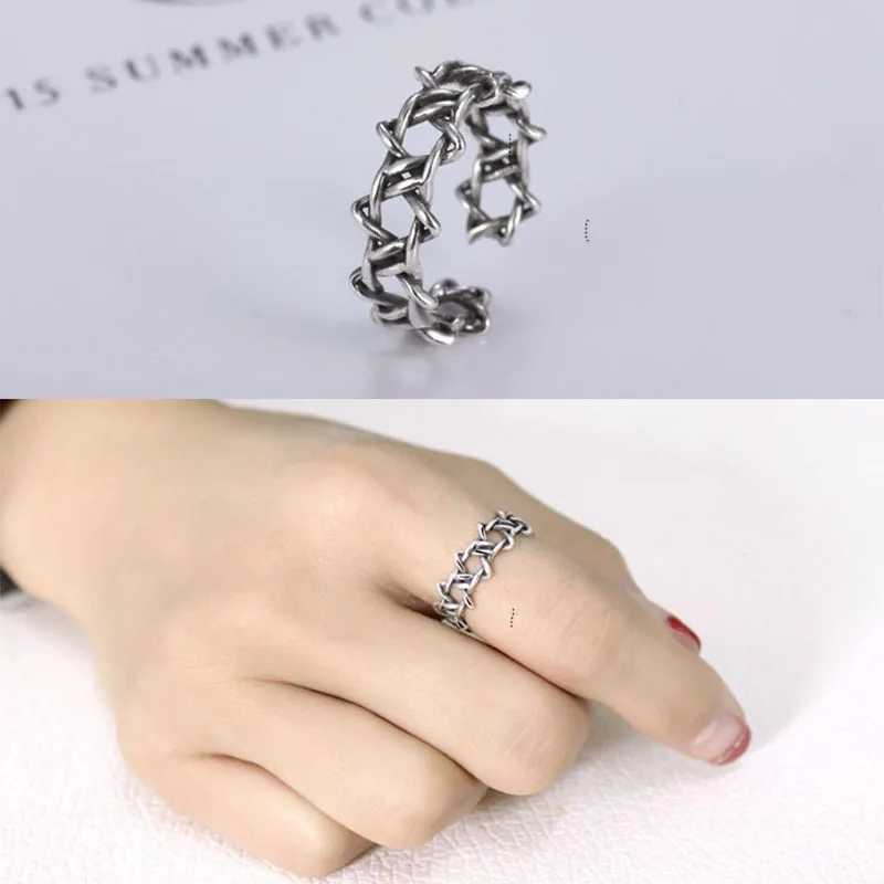 Тоторова твист Шестигранная звезда Открытие Кольца для мужчин и женщин Magen