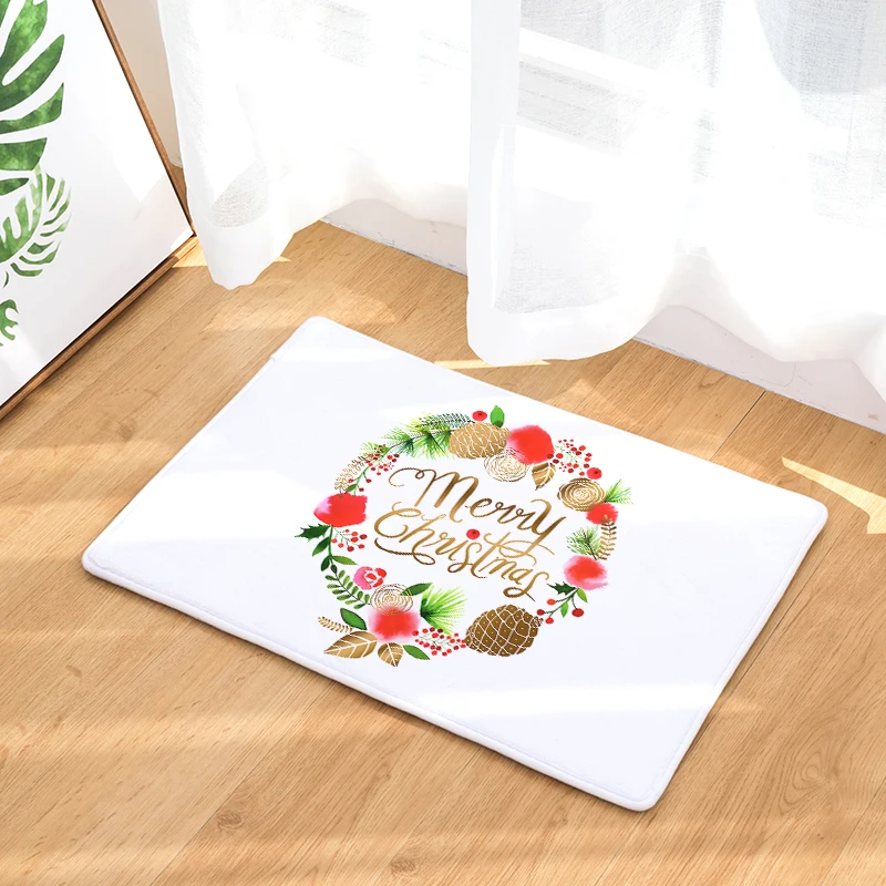 Модный стиль высокое качество печать Рождественское украшение подушка коврик