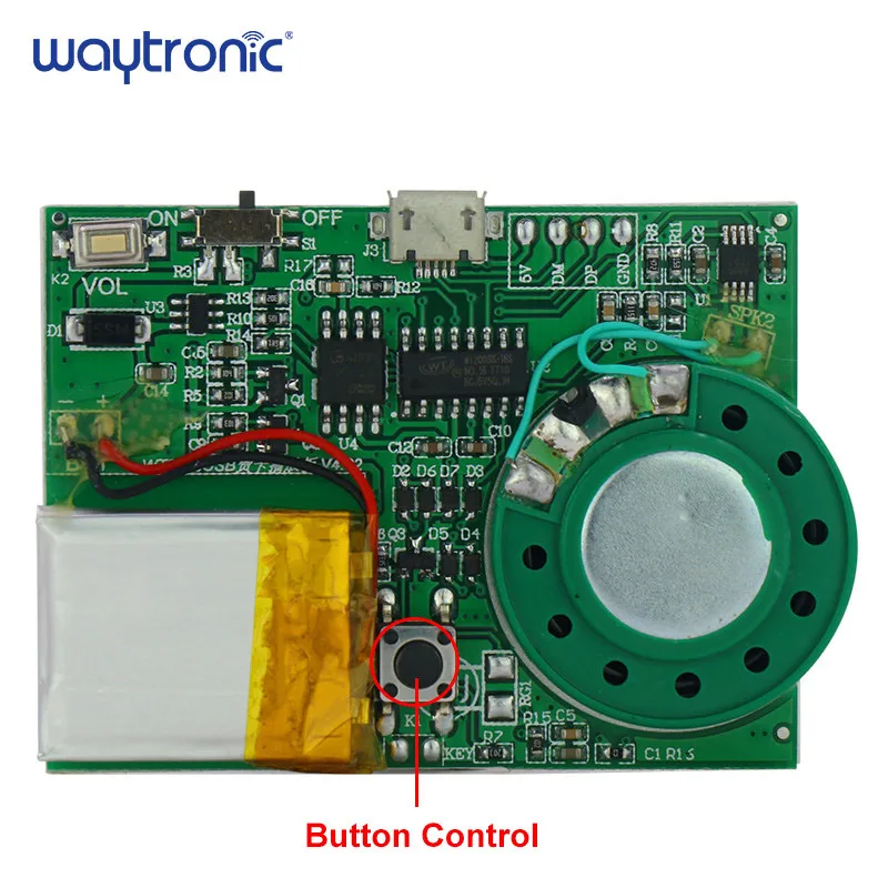 Датчик Света Активированный USB для загрузки MP3 модуль воспроизведения звука с