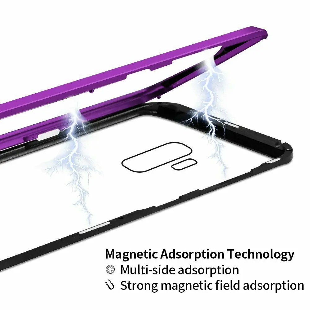 Роскошный металлический корпус чехол для телефона Магнитный для samsung Galaxy S10 S9 S8 Plus чехол S10e Note 8 для samsung Note 9 чехол