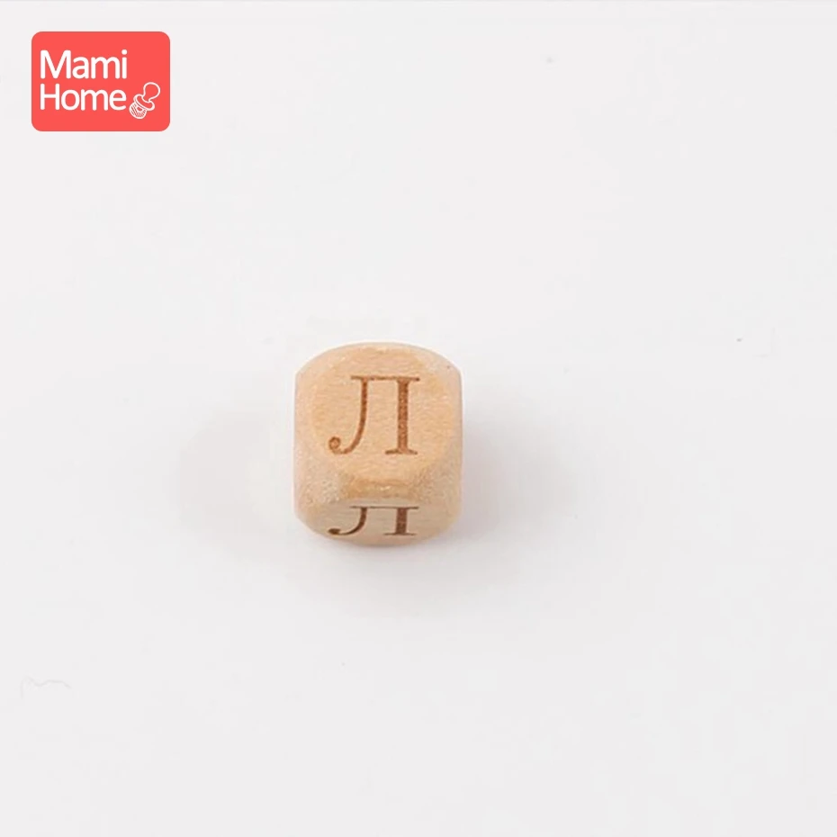 13 Mamihome 10 шт. бусы с русским алфавитом, деревянные игрушки для прорезывания зубов, набор для самостоятельного изготовления, модные аксессуары с русскими деревянными буквами - Цвет: 13