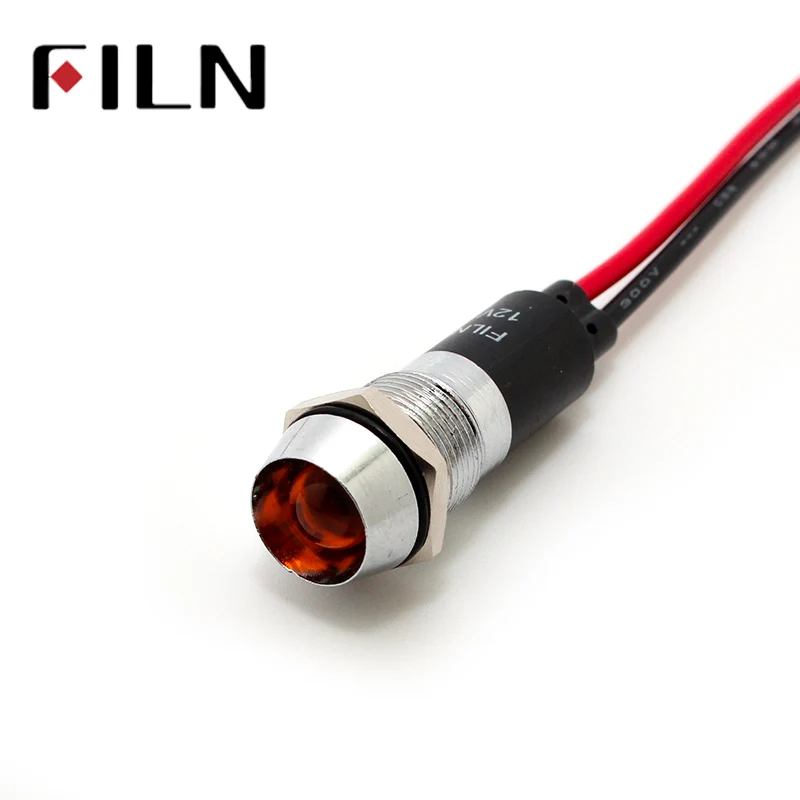 FILN FL1M 12CW 1 12 мм металлический красный зеленый желтый синий белый светодиодный