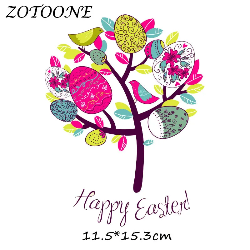 Термоклейкие нашивки Parches Пасхальный кролик тепловые Переводные для одежды