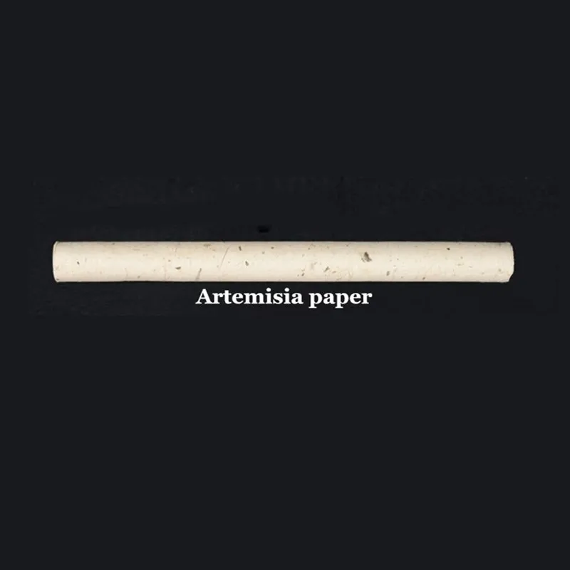 Artemisia paper 10 шт. пять лет 18x200 мм прижигание диких полынь мокса рулоны китайский чистый традиционный массаж иглоукалыванием терапия 10:1 Moxa - Цвет: Artemisia paper