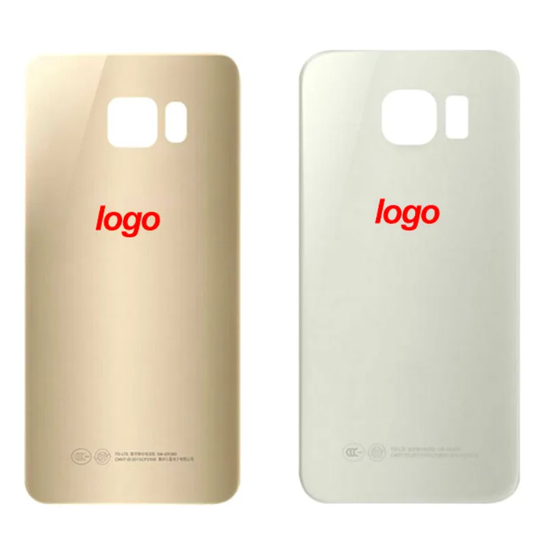 10 шт. для Samsung Galaxy G920 G925 G928 задняя крышка батарейного отсека с наклейкой S6 Edge Plus