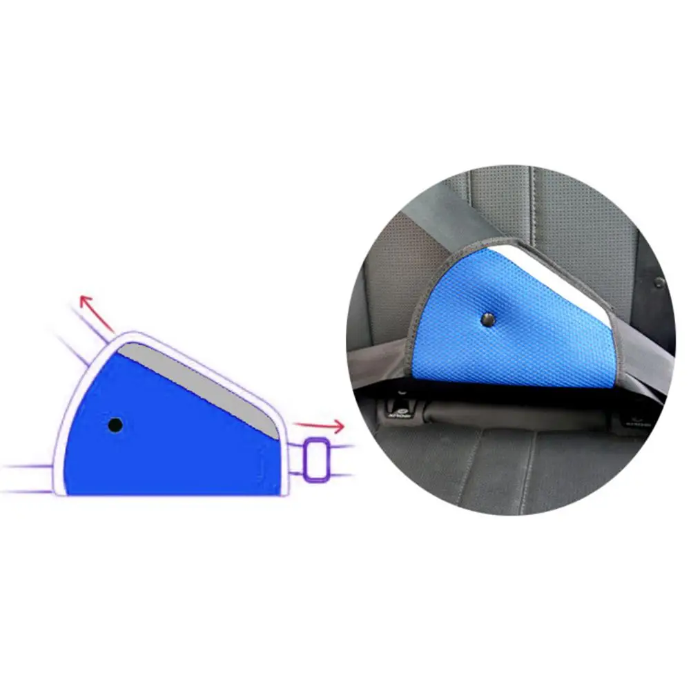 Dragonpad Triangle Children Seat Belt Adjuster Car Safety Cover Strap Fixer Pad Harness | Автомобили и мотоциклы