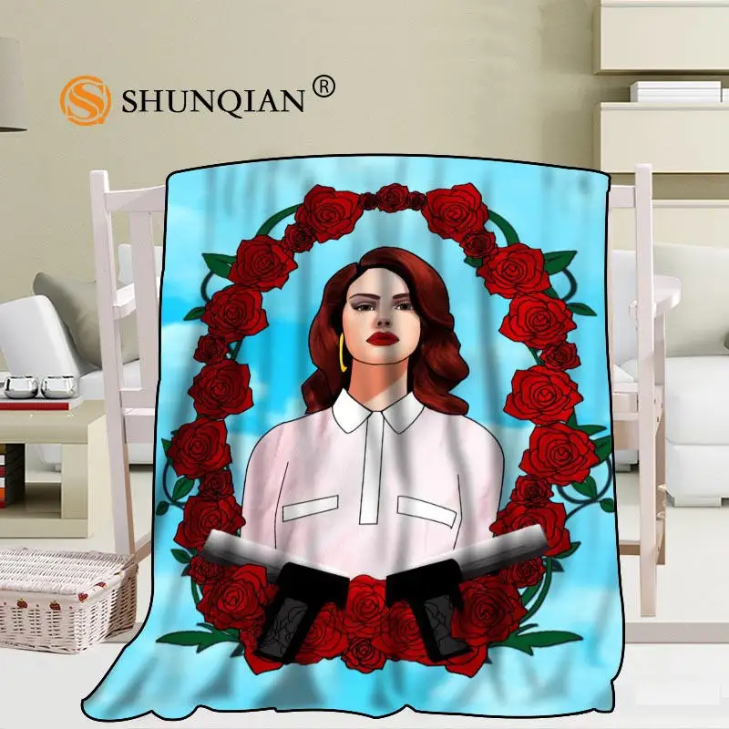 4 Изготовленное на заказ одеяло Lana Del Rey смешанная ткань 56x80 дюймов 50X60 дюймов 40X50 дюймов диван-кровать пледы одеяло для детей и взрослых теплое одеяло - Цвет: 4