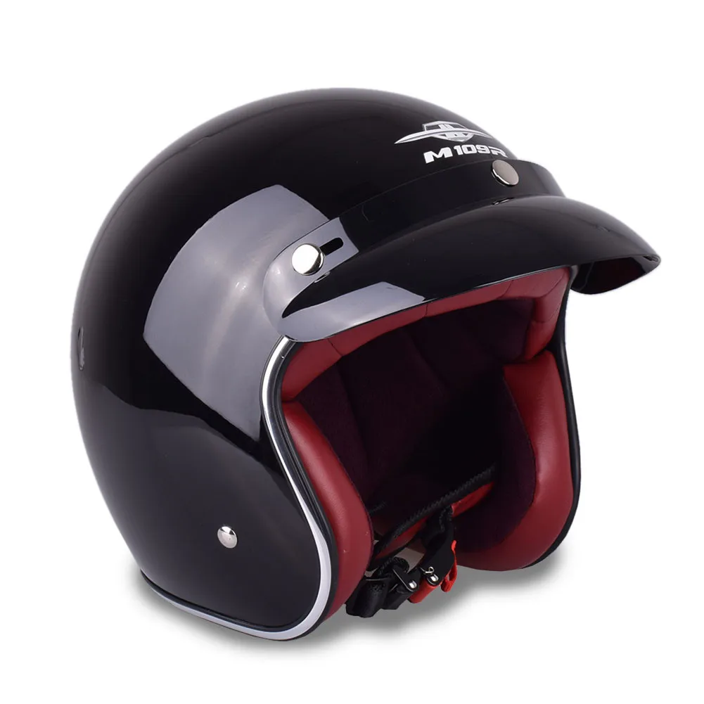 M109R Ретро Чоппер мотоциклетный шлем 3/4 с открытым лицом винтажный мото Casco Motocicleta